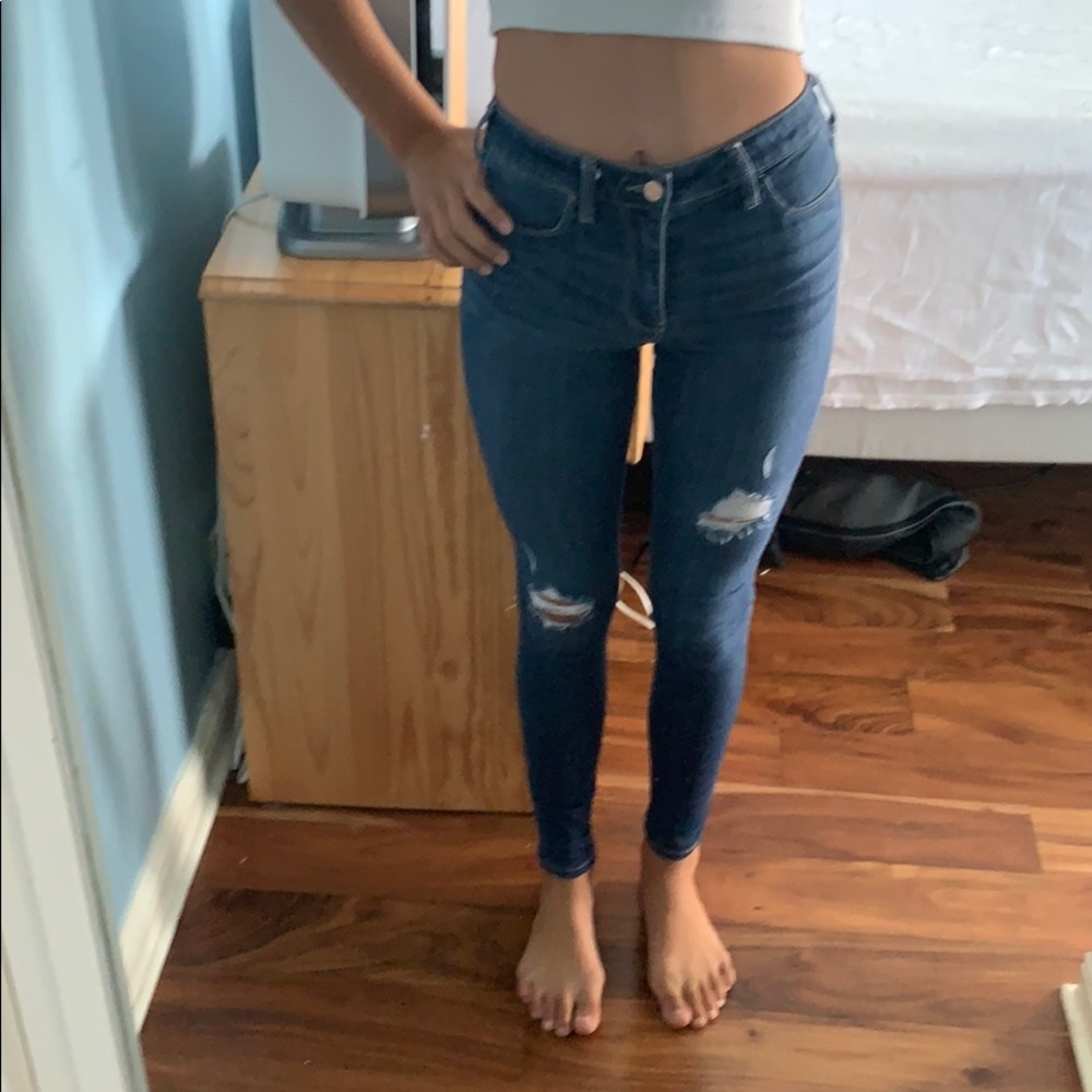holister skinny stretchy jeans